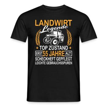 Landwirt Legende Top Zustand erst 55 Jahre alt - Männer T-Shirt - Schwarz - Vorne - AI Model Male 178 light (178cm)