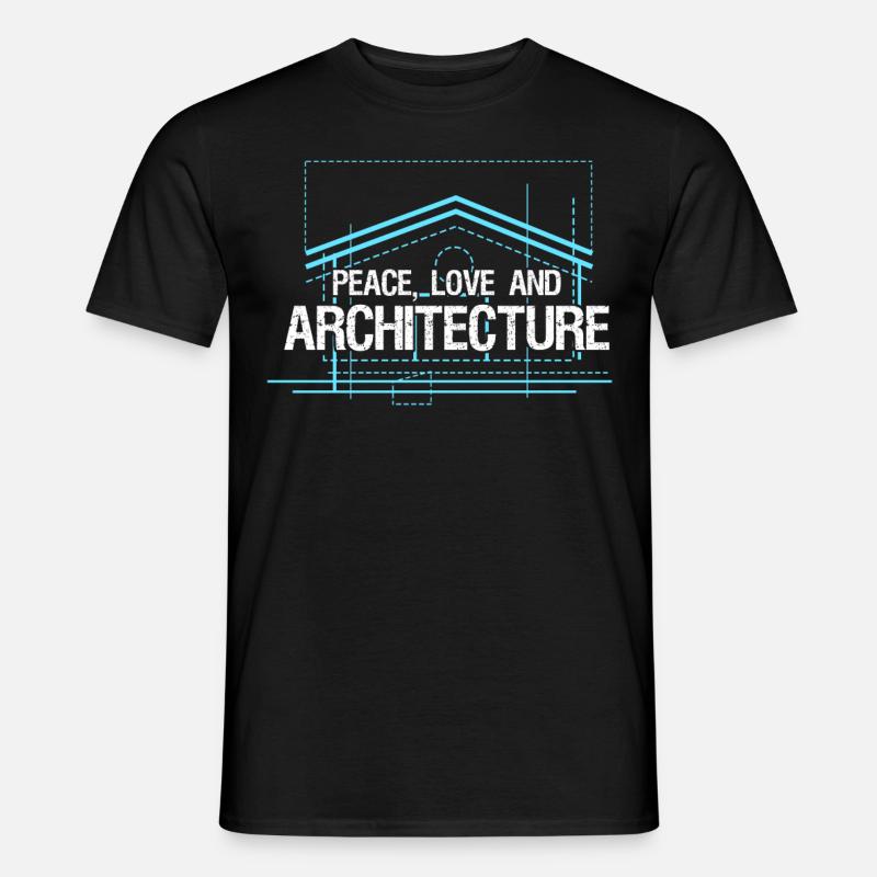 Architekt Architecure - Männer T-Shirt - Schwarz