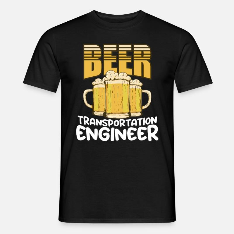 Beer Transportation Engineer / Biertrinker - Männer T-Shirt - Schwarz