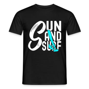 Windsurf Windsurf - Camiseta hombre - negro - delante - AI Model Male 178 light (178cm)