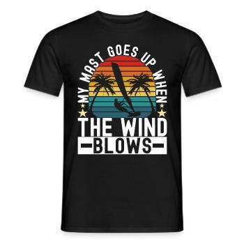 Windsurf Windsurf - Camiseta hombre - negro - delante - AI Model Male 178 light (178cm)
