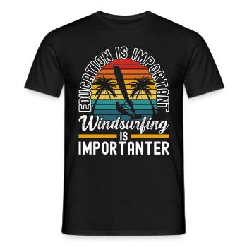 Windsurf Windsurf - Camiseta hombre - negro - delante - AI Model Male 178 light (178cm)