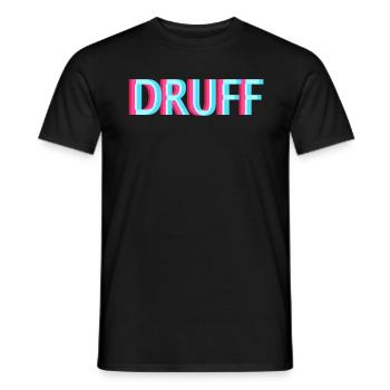 Schranz Speedcore Tekk Hardtekk Techno Raver EDM - Männer T-Shirt - Schwarz - Vorne - AI Model Male 178 light (178cm)