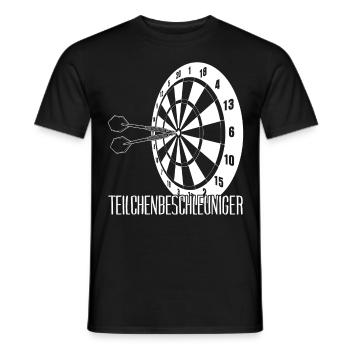 Darts Dartspieler Dartpfeil Dartscheibe - Männer T-Shirt - Schwarz - Vorne - AI Model Male 178 light (178cm)