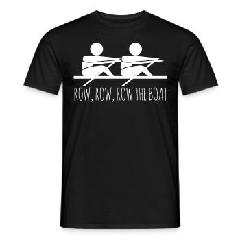 Rudern Kanu Kajak Rudersport Ruderer - Männer T-Shirt - Schwarz - Vorne - AI Model Male 178 light (178cm)
