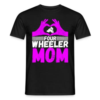 Quad Bike Quadfahrer - Männer T-Shirt - Schwarz - Vorne - AI Model Male 178 light (178cm)