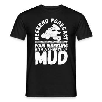 Quad Bike Quad Riders - T-shirt homme - noir - Devant - AI Model Male 178 light (178cm)