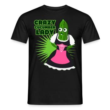 Gurken Dirndl Gurke - Männer T-Shirt - Schwarz - Vorne - AI Model Male 178 light (178cm)