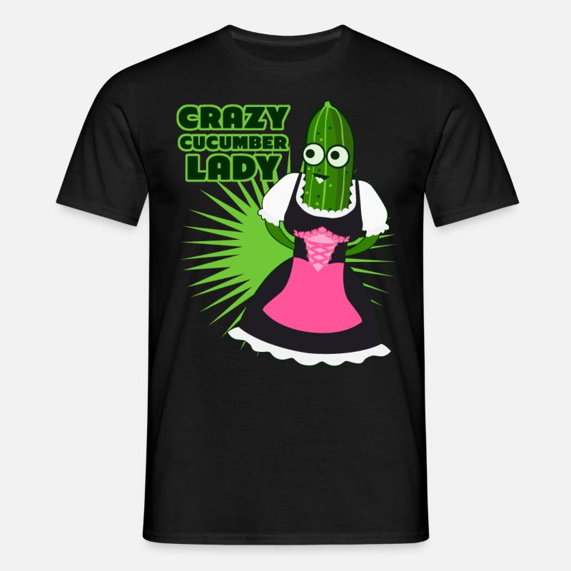 Concombre Dirndl Concombre - T-shirt Homme - noir