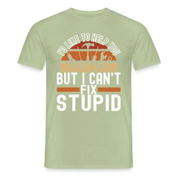 Craftsman Hobby Craftsman Tool - T-shirt homme - vert sauge - Devant - AI Model Male 178 light (178cm)