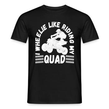 Quad Bike Quad Riders - T-shirt homme - noir - Devant - AI Model Male 178 light (178cm)
