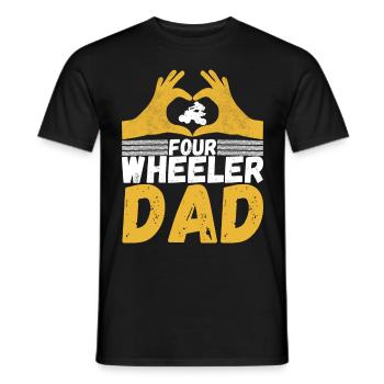 Quad Bike Quad Riders - T-shirt homme - noir - Devant - AI Model Male 178 light (178cm)