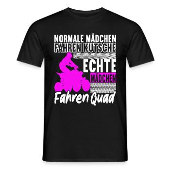 Quad Bike Quadfahrer - Männer T-Shirt - Schwarz - Vorne - AI Model Male 178 light (178cm)