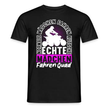 Quad Bike Quadfahrer - Männer T-Shirt - Schwarz - Vorne - AI Model Male 178 light (178cm)