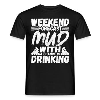 Quad Bike Quadfahrer - Männer T-Shirt - Schwarz - Vorne - AI Model Male 178 light (178cm)