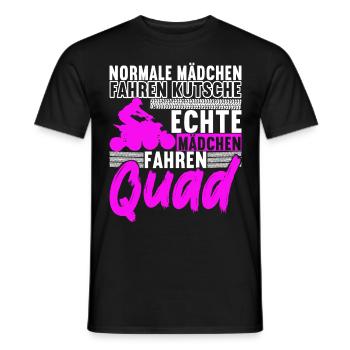 Quad Bike Quadfahrer - Männer T-Shirt - Schwarz - Vorne - AI Model Male 178 light (178cm)