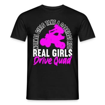 Quad Bike Quadfahrer - Männer T-Shirt - Schwarz - Vorne - AI Model Male 178 light (178cm)