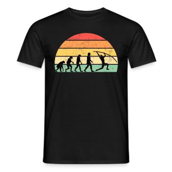 Pole Vault Pole Vault Pole Vaulter - Men's T-Shirt - black - Front - AI Model Male 178 light (178cm)