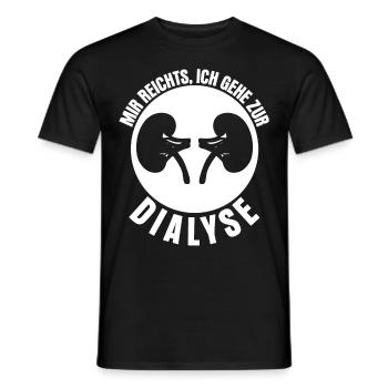 Dialyse Dialyseklinik Nieren - Männer T-Shirt - Schwarz - Vorne - AI Model Male 178 light (178cm)