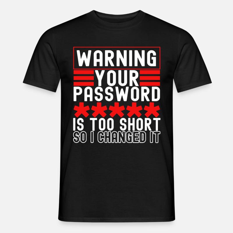 Programmierer Cyber Security - Männer T-Shirt - Schwarz