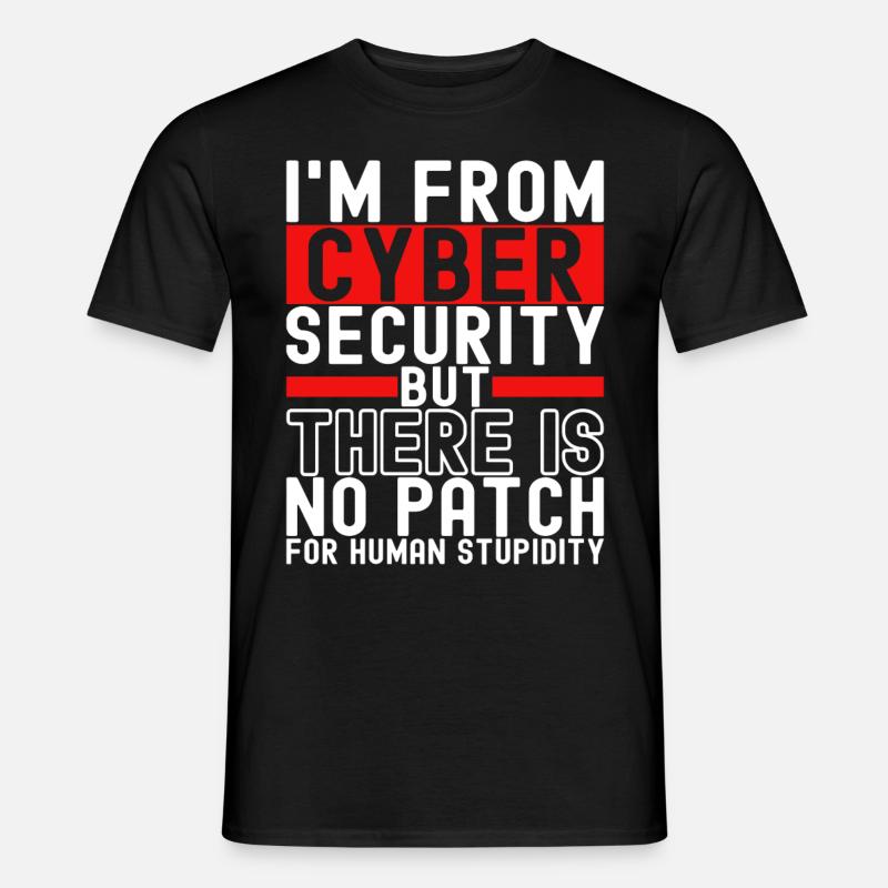 Programmierer Cyber Security - Männer T-Shirt - Schwarz