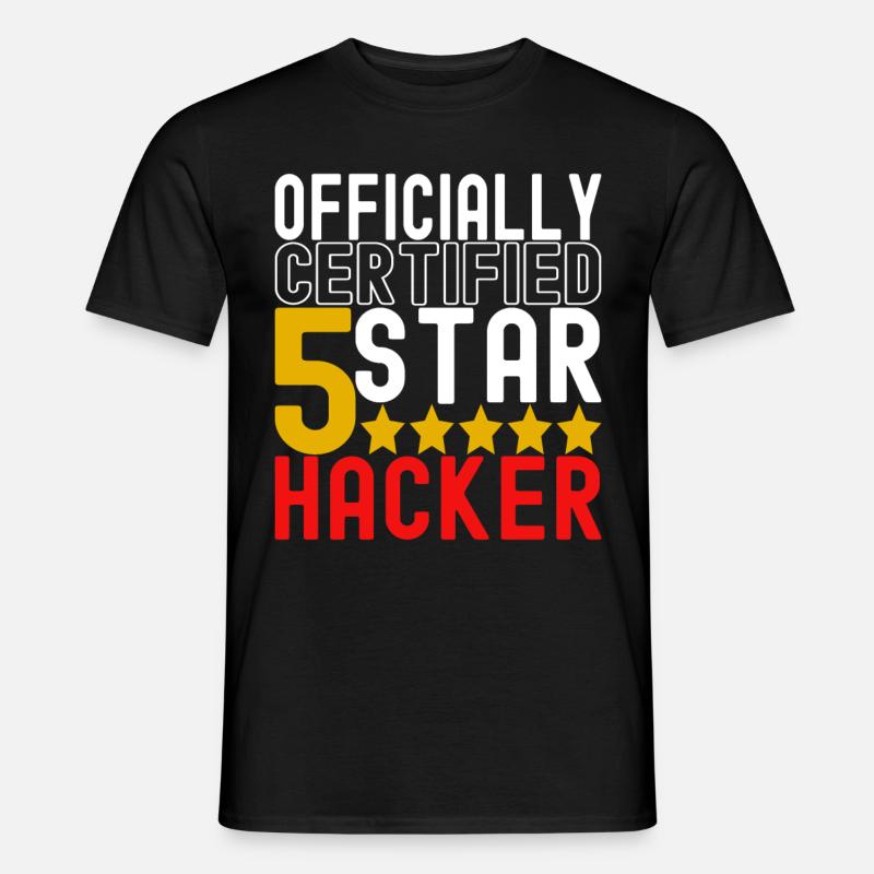 Programmierer Cyber Security - Männer T-Shirt - Schwarz