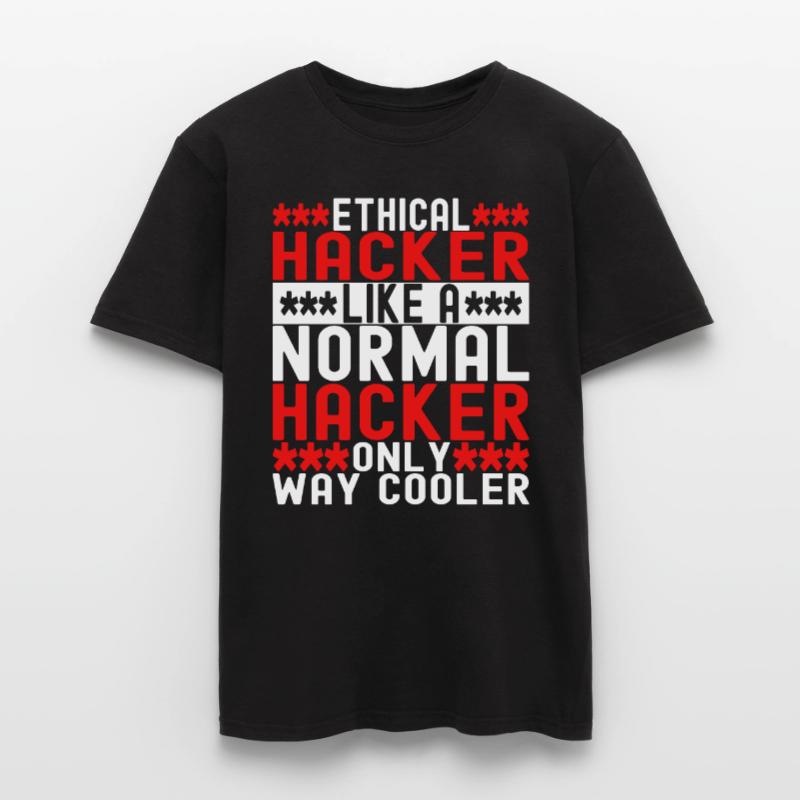 Programmierer Cyber Security Männer T-Shirt
