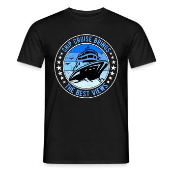 Croisière Crusader Cruiser - T-shirt homme - noir - Devant - AI Model Male 178 light (178cm)