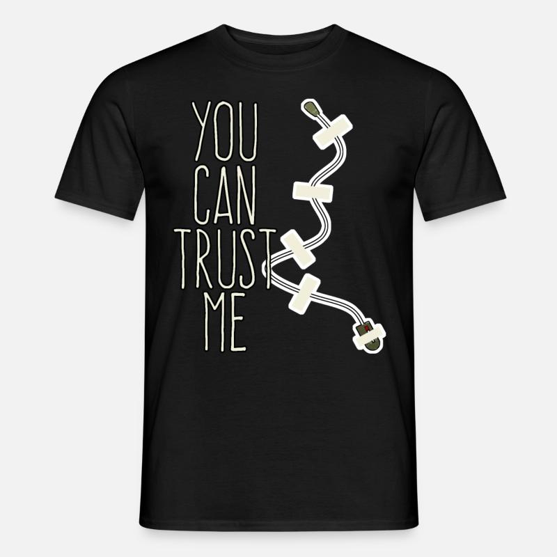 Interceptor Trust me Spy Mikofon - Men’s T-shirt - black