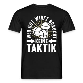Boule Boulespieler - Männer T-Shirt - Schwarz - Vorne - AI Model Male 178 light (178cm)