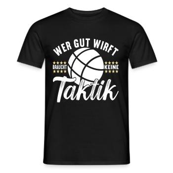 Boule Boulespieler - Männer T-Shirt - Schwarz - Vorne - AI Model Male 178 light (178cm)