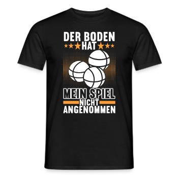 Boule Boulespieler - Männer T-Shirt - Schwarz - Vorne - AI Model Male 178 light (178cm)