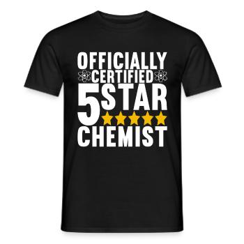 Chimiste chimiste - T-shirt homme - noir - Devant - AI Model Male 178 light (178cm)