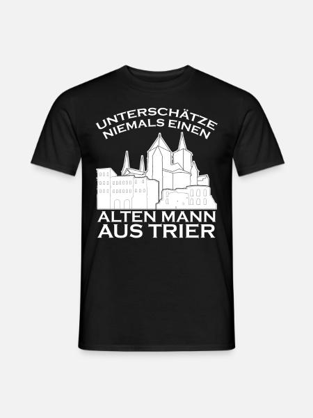 Trier Spruch Trierer - Männer T-Shirt - Schwarz