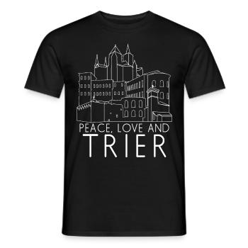 Trierer Witz Trier - Männer T-Shirt - Schwarz - Vorne - AI Model Male 178 light (178cm)