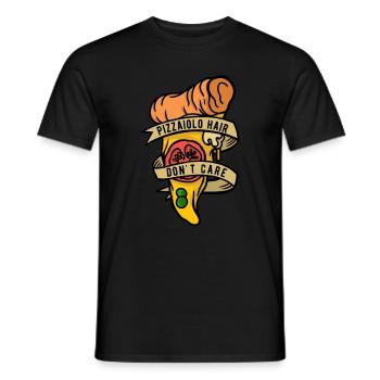 Pizza Maker Pizzaiolo - Men's T-Shirt - black - Front - AI Model Male 178 light (178cm)