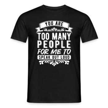 Dyslexia, dyslexics, readingDyslexia - Men's T-Shirt - black - Front - AI Model Male 178 light (178cm)