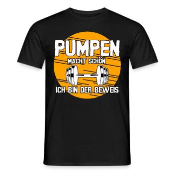 Bodybuilder Gym Strongman Bodybuilding - Männer T-Shirt - Schwarz - Vorne - AI Model Male 178 light (178cm)