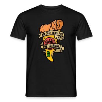 Pizza boulanger Pizzaiolo - T-shirt homme - noir - Devant - AI Model Male 178 light (178cm)