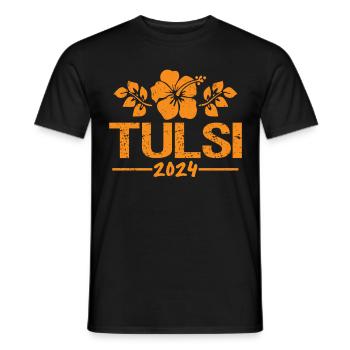 Tulsi Gabbard 2024 (Garantie du prix le plus bas) - T-shirt homme - noir - Devant - AI Model Male 178 light (178cm)