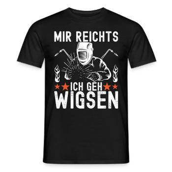 Soudage par soudeur - T-shirt homme - noir - Devant - AI Model Male 178 light (178cm)