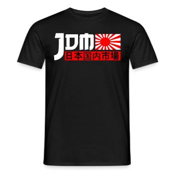 JDM Motorsport Auto Tuning Automotive - Männer T-Shirt - Schwarz - Vorne - AI Model Male 178 light (178cm)