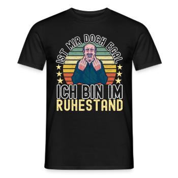 Ruhestand Rente - Männer T-Shirt - Schwarz - Vorne - AI Model Male 178 light (178cm)