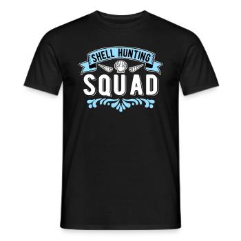 Muschelsammler Muscheln Shell Hunting Squad - Männer T-Shirt - Schwarz - Vorne - AI Model Male 178 light (178cm)