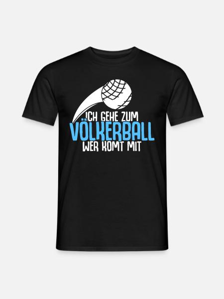 Völkerball - Männer T-Shirt - Schwarz