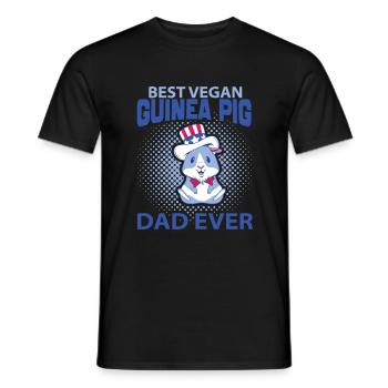 Guinea pig - Men's T-Shirt - black - Front - AI Model Male 178 light (178cm)