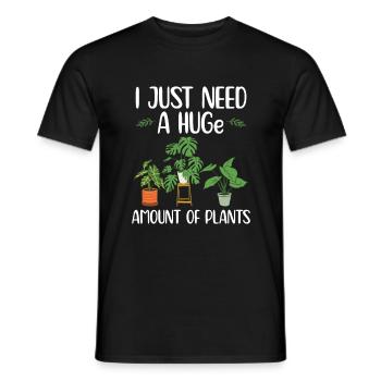 Zimmerpflanzen Liebhaber | Hobbygärtner Geschenke - Männer T-Shirt - Schwarz - Vorne - AI Model Male 178 light (178cm)