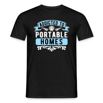 Collecteurs de coquillages Collecte des coquillages - T-shirt homme - noir - Devant - AI Model Male 178 light (178cm)