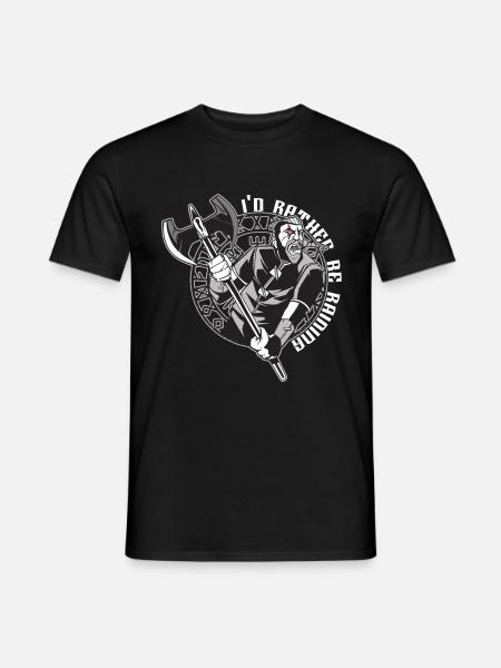 Vikinger Nordisch - Männer T-Shirt - Schwarz