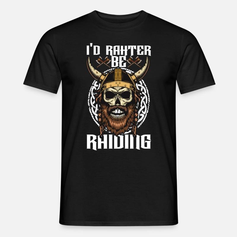 Vikinger Nordisch - Männer T-Shirt - Schwarz